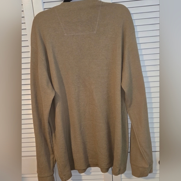 G.H.Bass & Co. Mens Long Sleeved Thermal T-Shirt Tan color, size XXL - Picture 6 of 12